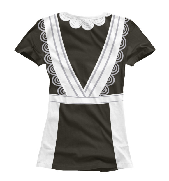 Женская футболка с изображением Школьная форма СССР цвета Белый