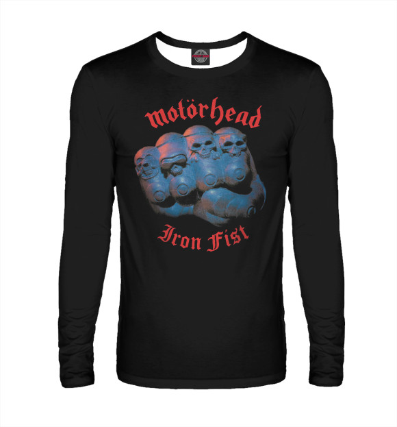 Мужской лонгслив с изображением Motorhead цвета Белый