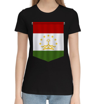 Хлопковая футболка для девочек Tajikistan