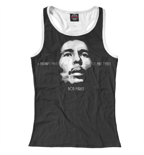

Майки борцовки Print Bar, Белый, Bob Marley date