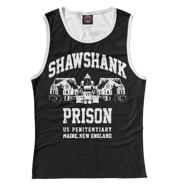 Майка для девочки с изображением Shawshank Prison цвета Белый