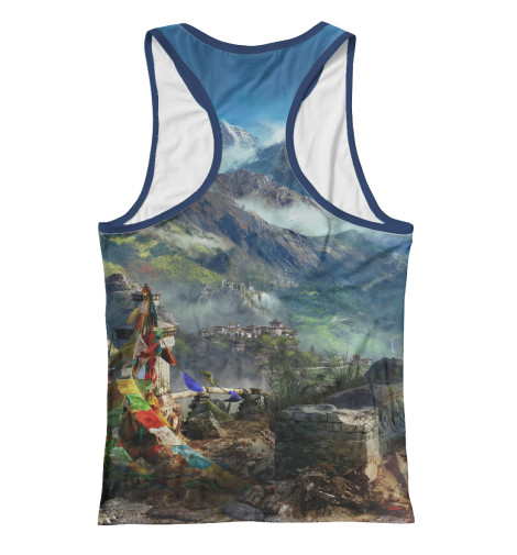 

Майки борцовки Print Bar, Белый, Far Cry 4 — Пэйган Мин