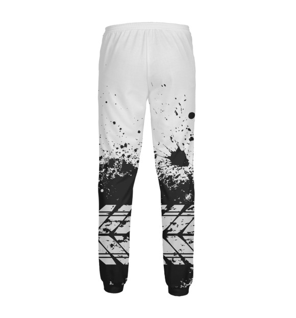 Мужские спортивные штаны с изображением AUDI SPORT цвета Белый