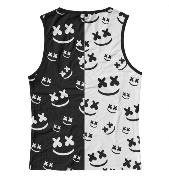Майка для девочки с изображением Marshmello цвета Белый