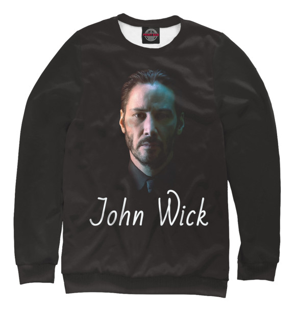 Свитшот для мальчиков с изображением John Wick цвета Белый