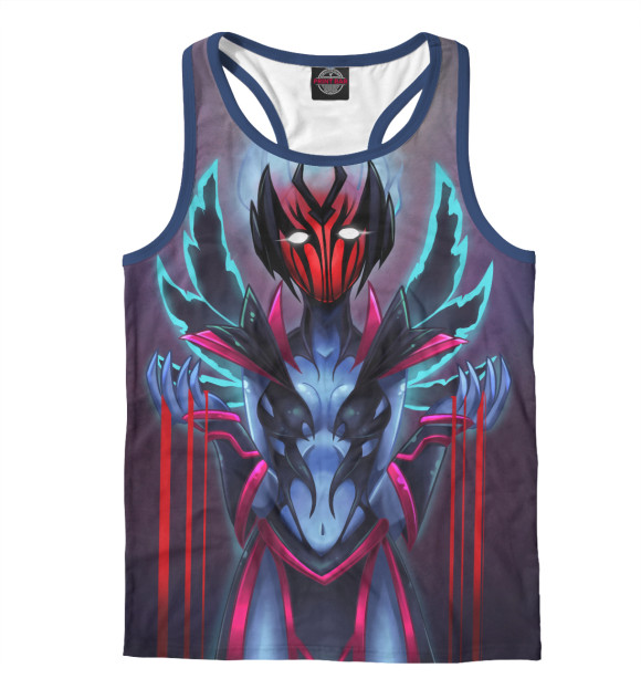 Мужская майка-борцовка с изображением Vengeful spirit цвета Белый