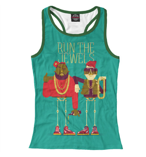 

Майки борцовки Print Bar, Белый, Run The Jewels
