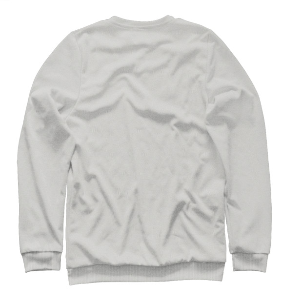 Мужской свитшот с изображением Деревянная церковь в Суздале цвета Белый