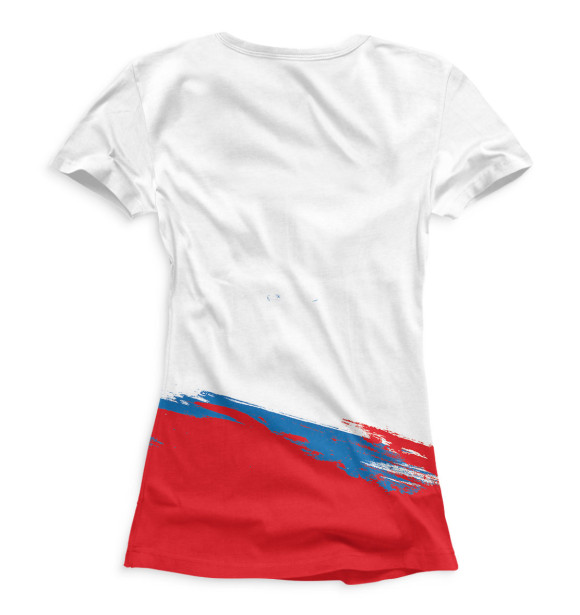 Женская футболка с изображением ОМОН цвета Белый