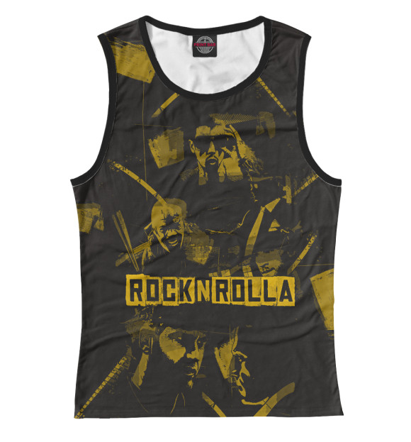 Майка для девочки с изображением Rocknrolla цвета Белый