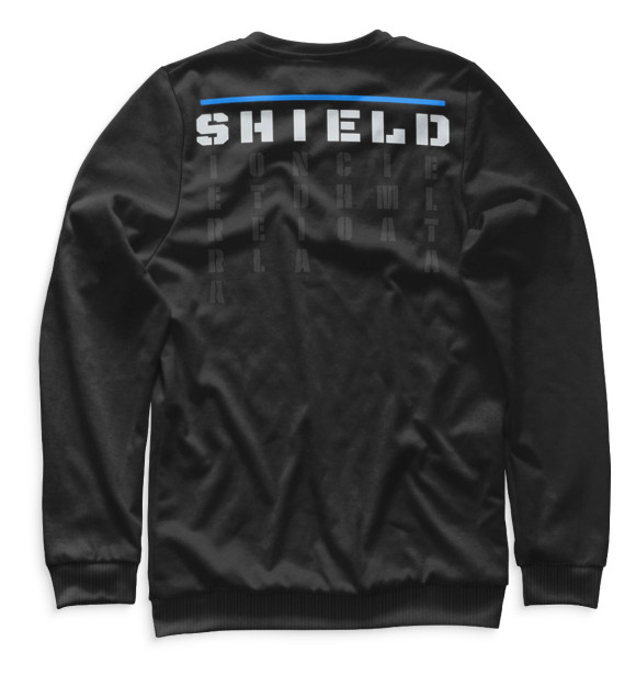 Свитшот для мальчиков с изображением The Shield цвета Белый