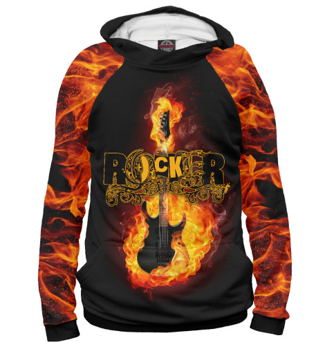 

Худи Print Bar, Белый, Fire Guitar Rocker