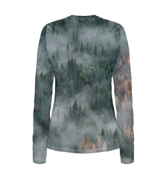 Женский лонгслив с притом Смерть не страшна цвета Белый Женский лонгслив с изображением Смерть не страшна цвета Белый