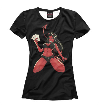 Женская футболка Сексуальная дьяволица