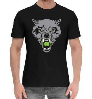 Хлопковая футболка для мальчиков Волки