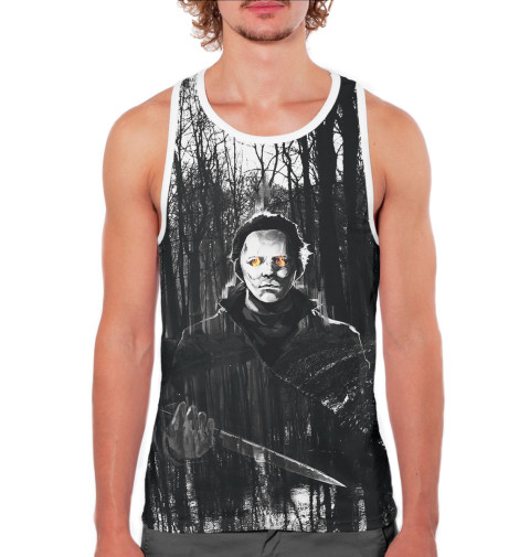 

Майки борцовки Print Bar, Белый, Dead by Daylight