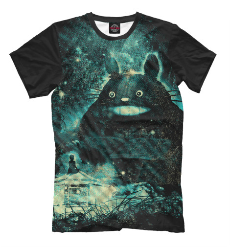 

Футболки Print Bar, Черный, Мой сосед Тоторо