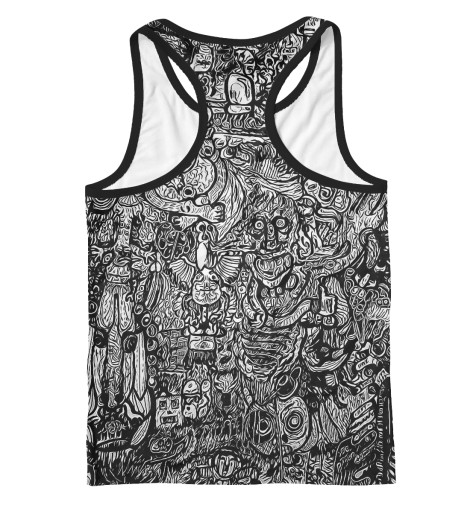 

Майки борцовки Print Bar, Белый, Anger