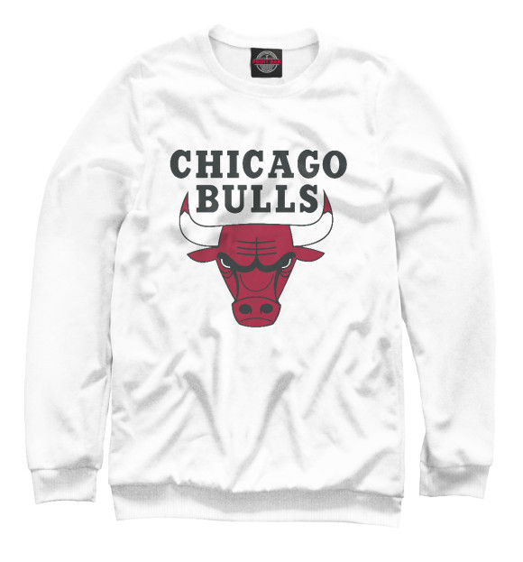 Свитшот для мальчиков с изображением Chicago Bulls цвета Белый