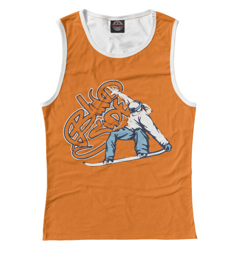 

Майки Print Bar, Белый, Snowboarder