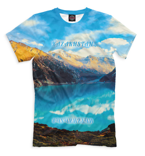 

Футболки Print Bar, Грязно-голубой, Казахстан