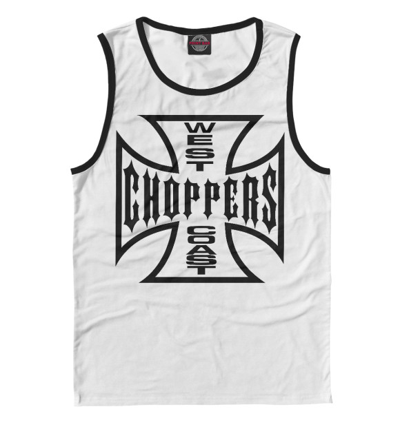 Майка для мальчика с изображением West Coast Choppers цвета Белый