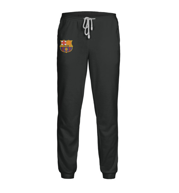 Мужские спортивные штаны с изображением Barcelona цвета Белый