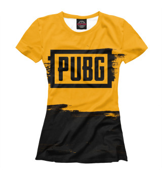 Женская футболка Pubg Краска