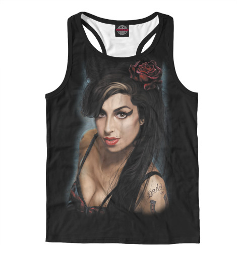 

Майки борцовки Print Bar, Белый, Amy Winehouse