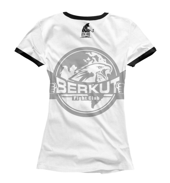 Женская футболка с изображением Berkut white mum цвета Белый
