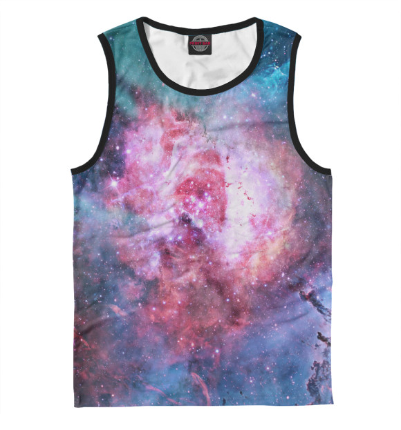 Мужская майка с изображением Salamander цвета Белый