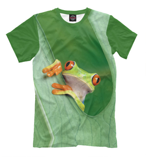 

Футболки Print Bar, Серый, Лягушка