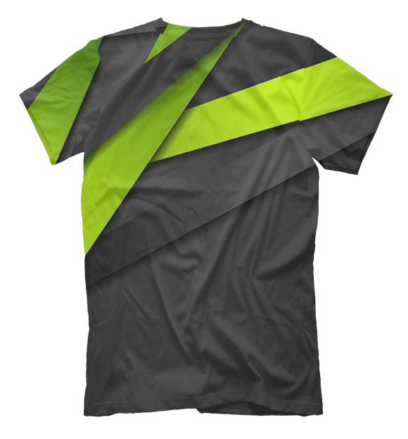 Мужская футболка с изображением Line цвета Белый