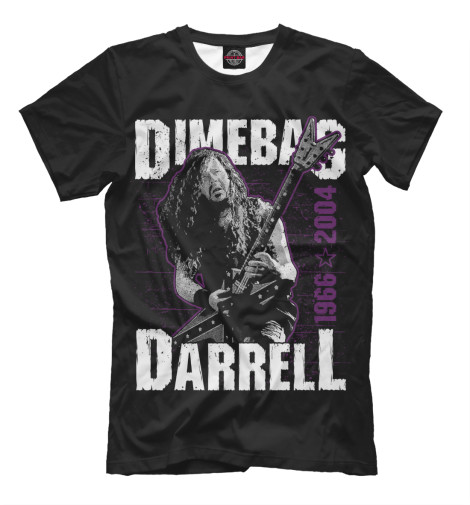 

Футболки Print Bar, Черный, Dimebag Darrell