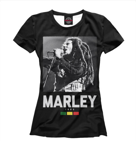 

Футболки Print Bar, Белый, Bob Marley