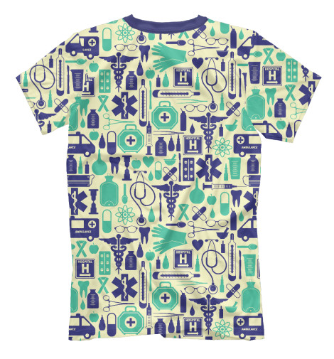 

Футболки Print Bar, Бежевый, Врач