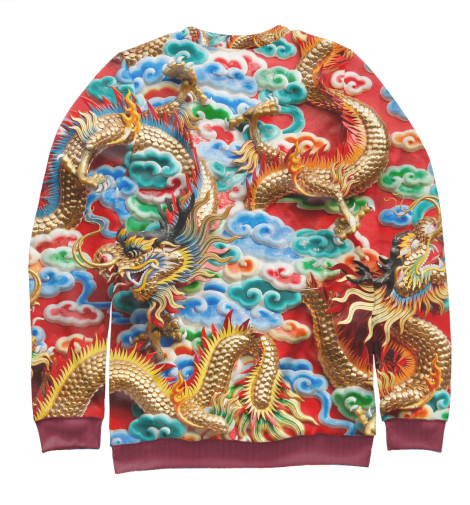 

Свитшоты Print Bar, Белый, Dragon