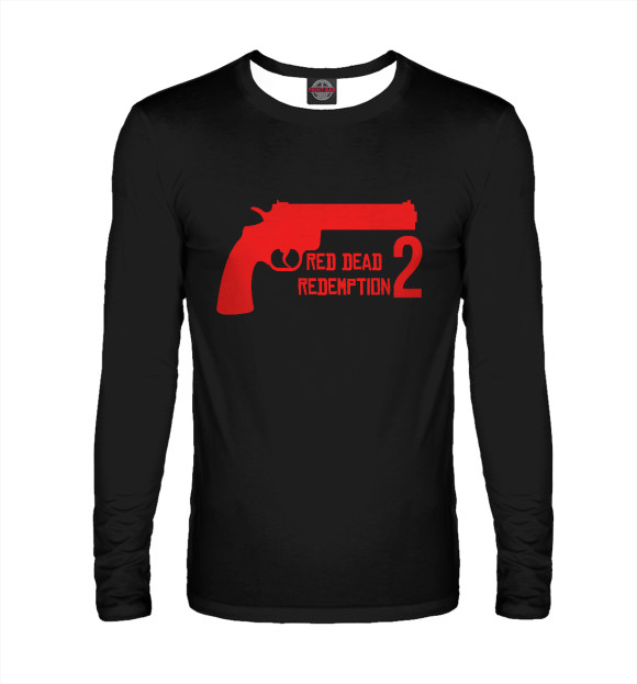 Мужской лонгслив с изображением Red Dead Redemption 2 цвета Белый