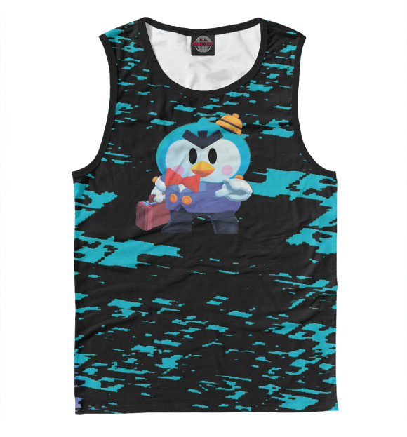 Майка для мальчика с изображением Brawl Stars цвета Белый