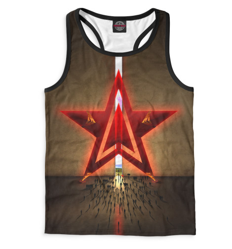 

Майки борцовки Print Bar, Белый, Красная звезда