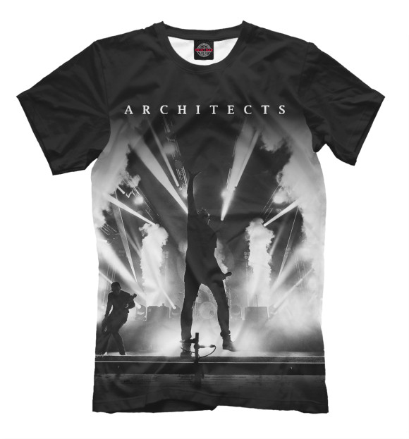 Мужская футболка с изображением Architects цвета Черный