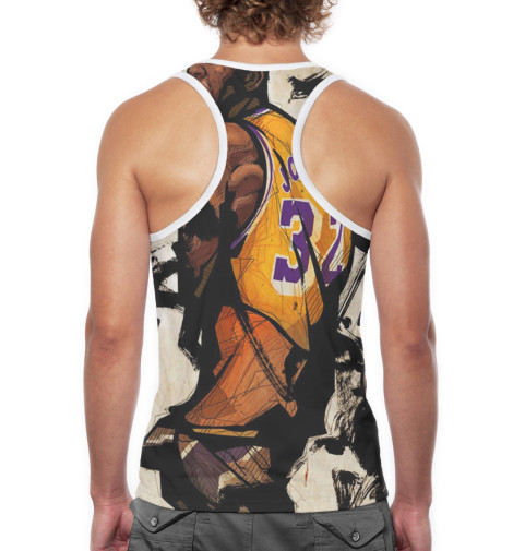 

Майки борцовки Print Bar, Белый, Мэджик Джонсон