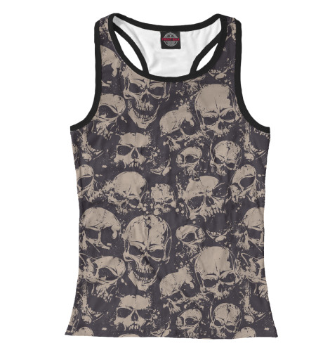 

Майки борцовки Print Bar, Белый, Череп