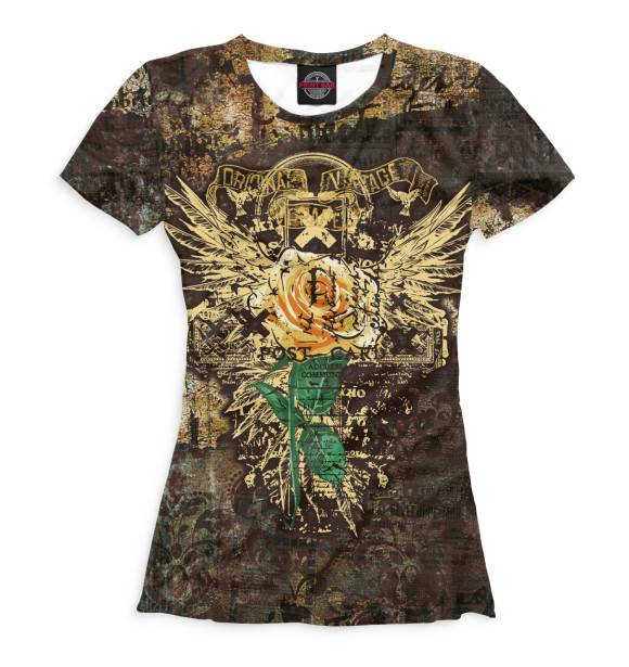 Футболка для девочек с изображением Original Vintage цвета Белый