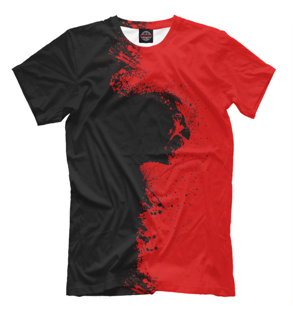 Мужская футболка с изображением Blood Rage цвета Черный