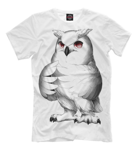 

Футболки Print Bar, Молочно-белый, Owl