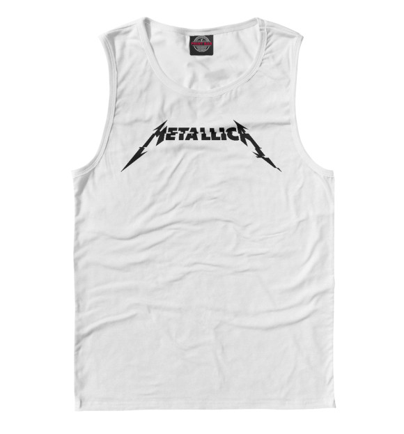 Майка для мальчика с изображением Metallica цвета Белый