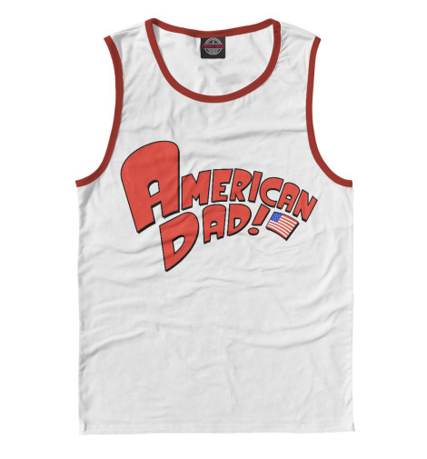 

Майки Print Bar, Белый, American Dad!