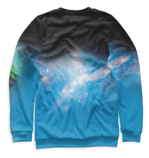 Свитшот для девочек с изображением Anubis цвета Белый