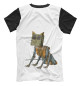 Мужская футболка Механический кот